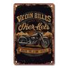 Vintage  Motorcycle  Metal Tin Signs Poster Plate Wall Decor for Home Bars Garage Cafe Clubs Retro Posters Plaque