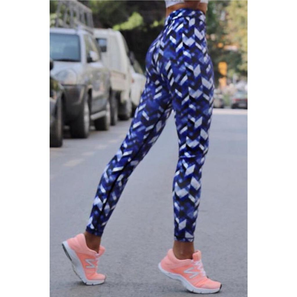 patterned sport leggings