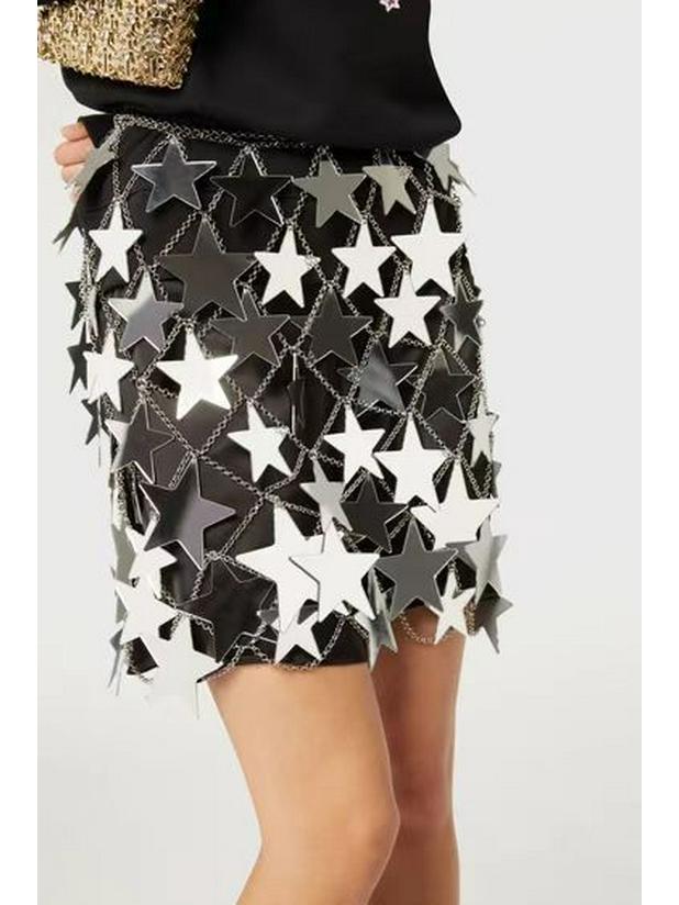

Юбка с блестящими бусинами и подвеской в виде звезды 2022 года Y20404 One Size