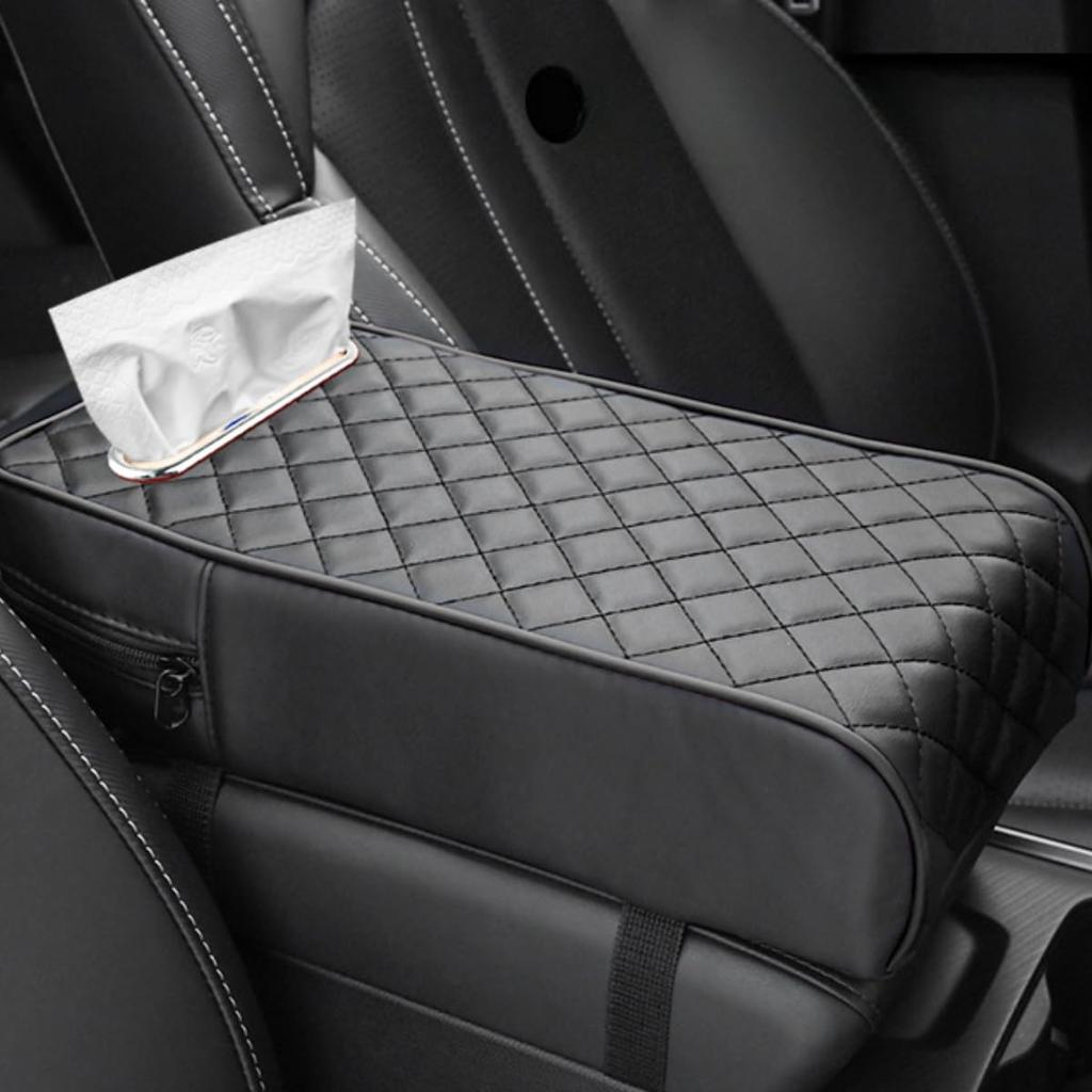 stawink Car Armrest Car Armrest Tissue Console Box Cover, Case,