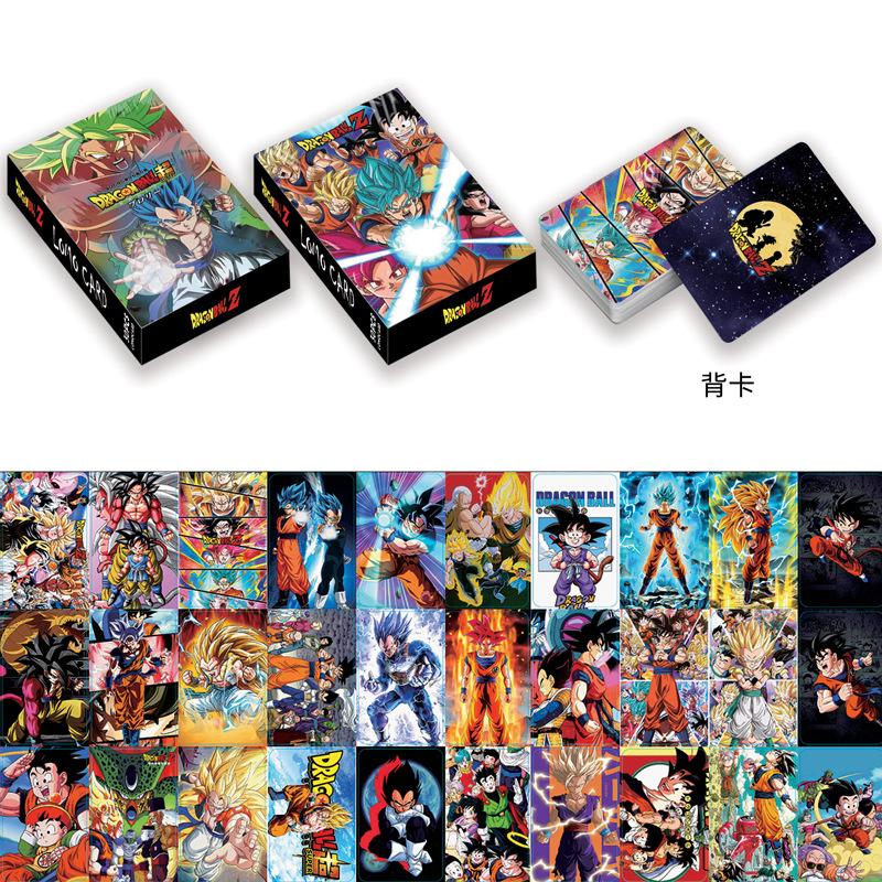30 Cards Around The Anime Collection Super Sayajins Dragon Ball Z / Gt / Super Goku Lomo Card Boxed Children's Toy Gift