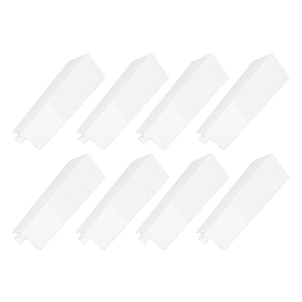 8Pcs Aluminum Siding Corners with Metal Nails Trim Outside Corner Caps for Mobile Home House Exterior