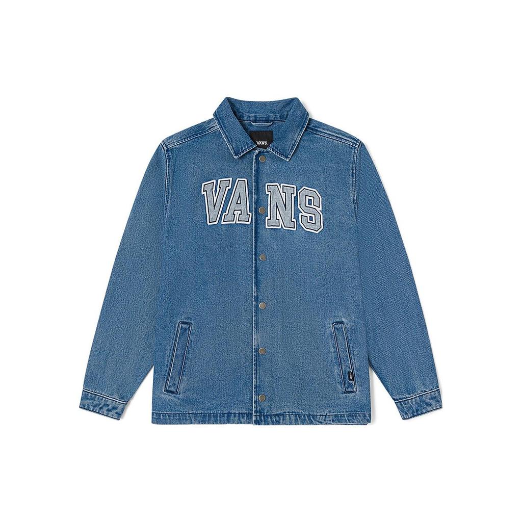 New Vans Denim Jackets Men's Washed Blue VN0007WN7W6