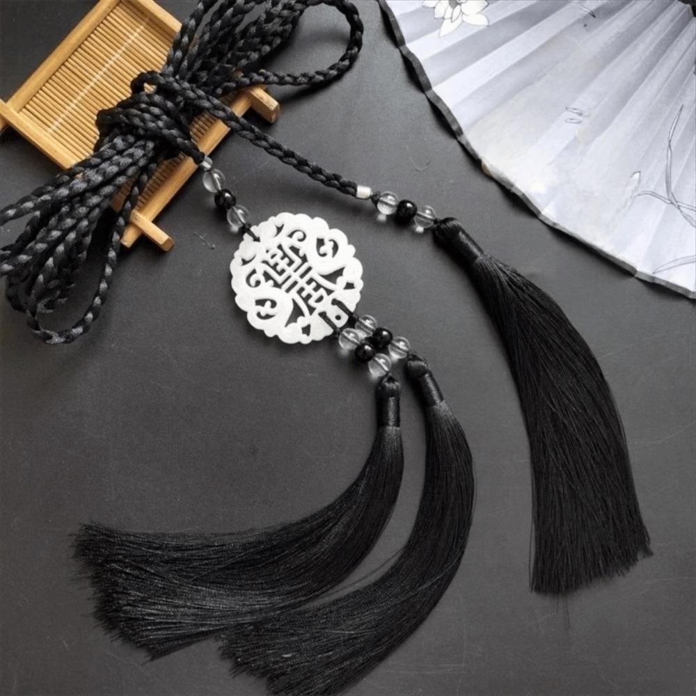 Traditional Hanfu Waist Tie Belt Chinese Style Tassel Waist Cord Braided Waist Sash  for Men Women