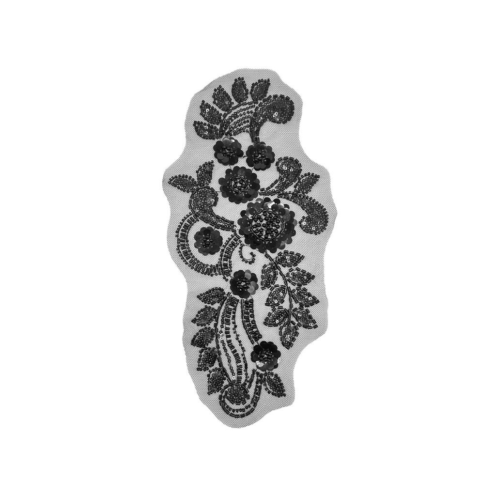 Multi-Color Mesh Beaded Sequins Flower Cloth Sticker Lace Lace Accessories Wedding Dress Handmade Diy Accessories Decoration