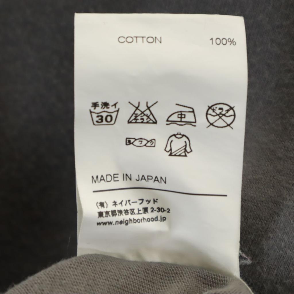 Neighborhood Made In Japan 7 Minutes Sleeve T-shirt 2 Gray Ron T Men's Used