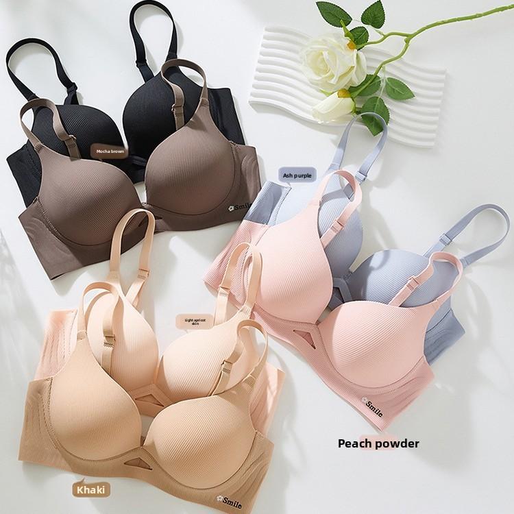 Ladies Summer New Style Small Breast Gathers No Mark Comfortable Collect Pair of Breast Prevent Droop Underwear