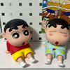 Kawaii Crayon Shin-Chan Boochan Phone Holder Desktop Anime Ornaments Watching Tv Cartoon Phone Support Cute Doll Girls Gift’s