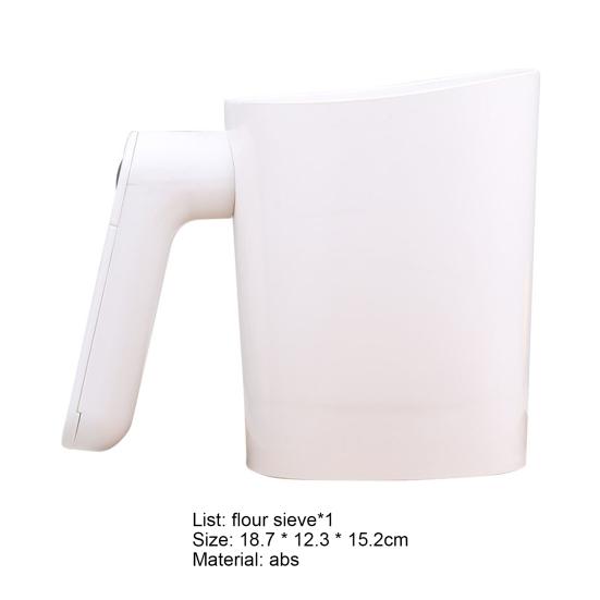 Tamis à farine Léger Fonctionnant sur piles ABS Pratique Compact Tamis à farine électrique