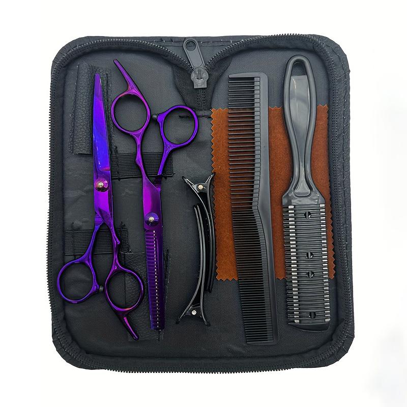 Wingsbro 6.7 Inches Hair Cutting Scissors/Thinning Shears Set Hairdressing Salon for Barber Tools