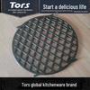 Tors Export BBQ Grill Accessories: Four-Pronged Round Grate with Pivot Point and Rhomboid Hole Cast Iron Grate.