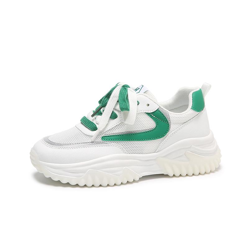 

Low-top little white shoes women s 2025 new summer shoes ins trendy and versatile platform women s shoes mesh breathable dad shoes 35