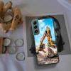 Construction Machinery Excavator Phone For Samsung S25 Edge Galaxy S22 Ultra S21 S10 S9 Plus S20 S23 S24 FE Case S10E Cover Sili
