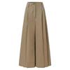 Neue Damen High Waist Weitbein Hose Mode Elegant Party Weite Schlaghose