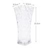 Toyo Sasaki Glass Flower x x Vase, Clear, 20.3 8.5 8.5 cm, Garnish, P-26497-JAN