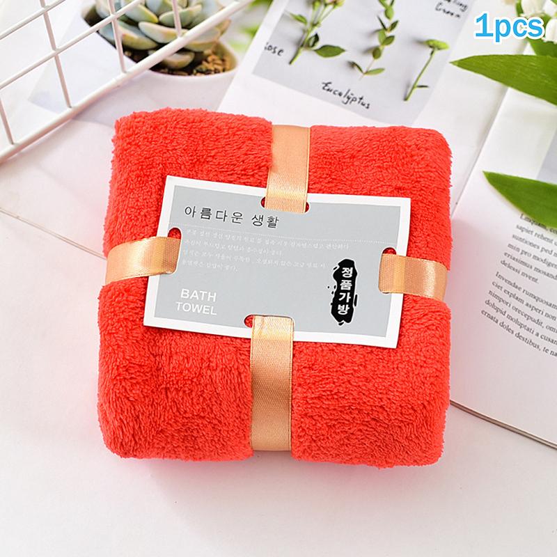 1/5Pcs Bath Towels Set Super Soft Highly Absorbent Quick-Drying Coral Velvet Bath Towel For Adults Hotel & Spa Use