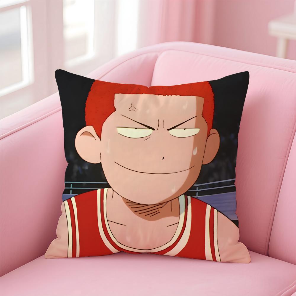 Anime S-Slam D-Dunk Cushion Cover Comfortable Reversible Pillow Cover Ideal For Car Sofa Bedroom & Beyond