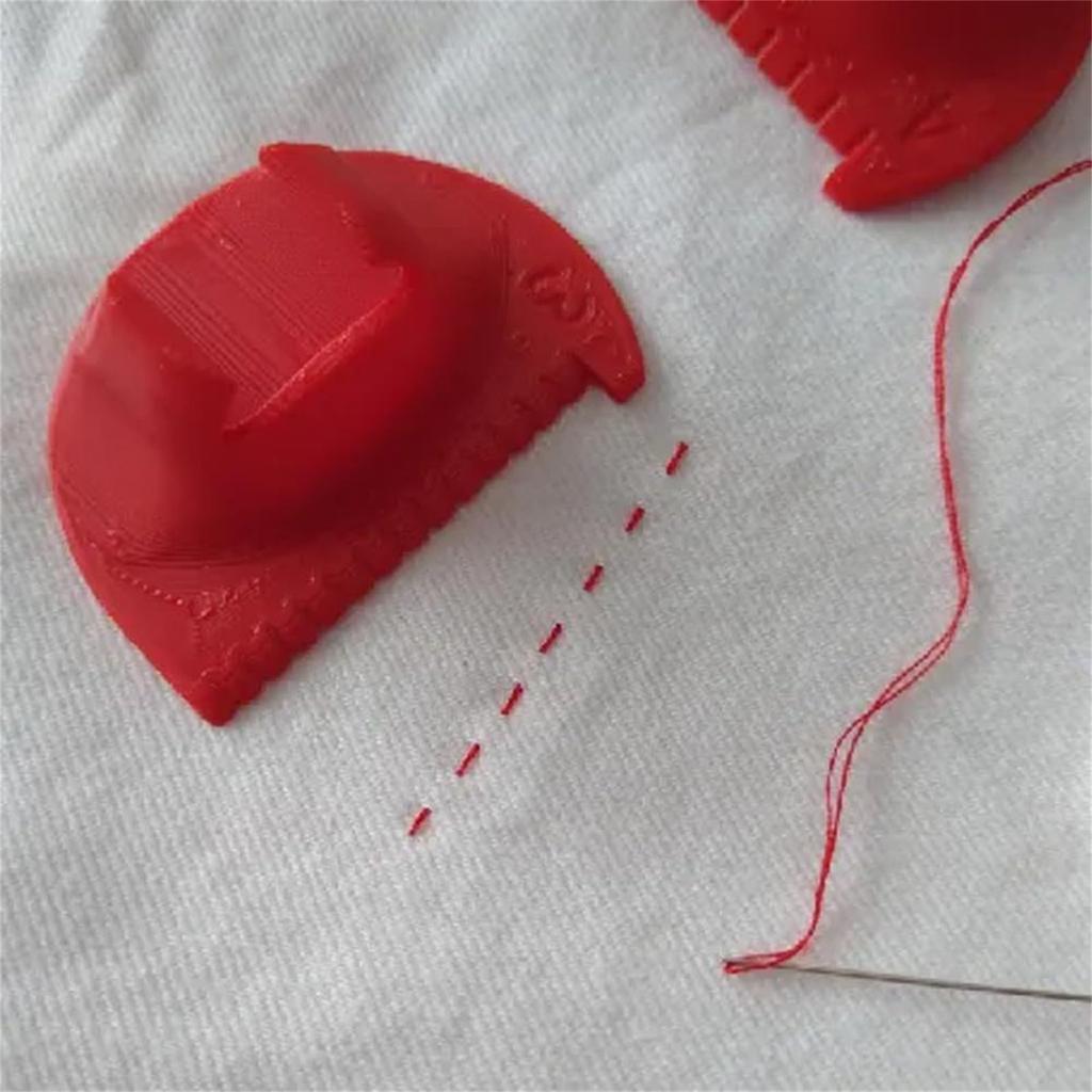 3Pieces Hand Sewing Guide Accessory Plastic Stitching Form for Fabric Craft Projects Supplies