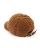 Eondeokeonteulolseutyudio Winter Ball Cap Short Visor Ball Cap / Poodle / Caramel