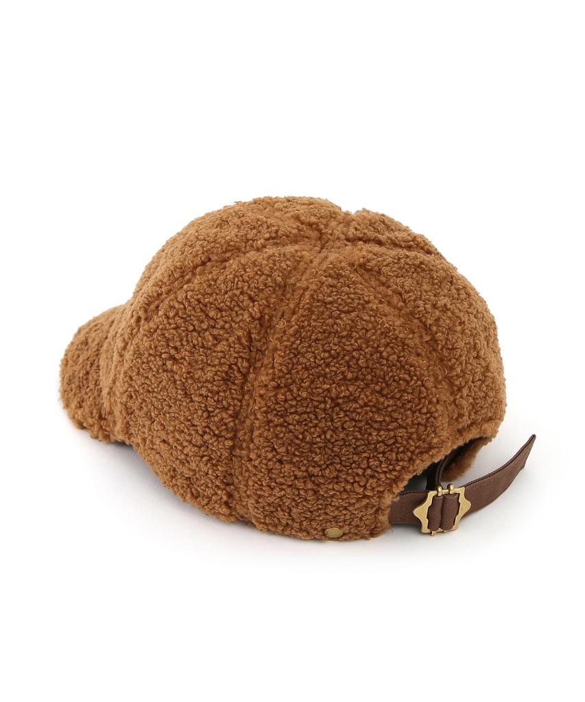 Eondeokeonteulolseutyudio Winter Ball Cap Short Visor Ball Cap / Poodle / Caramel