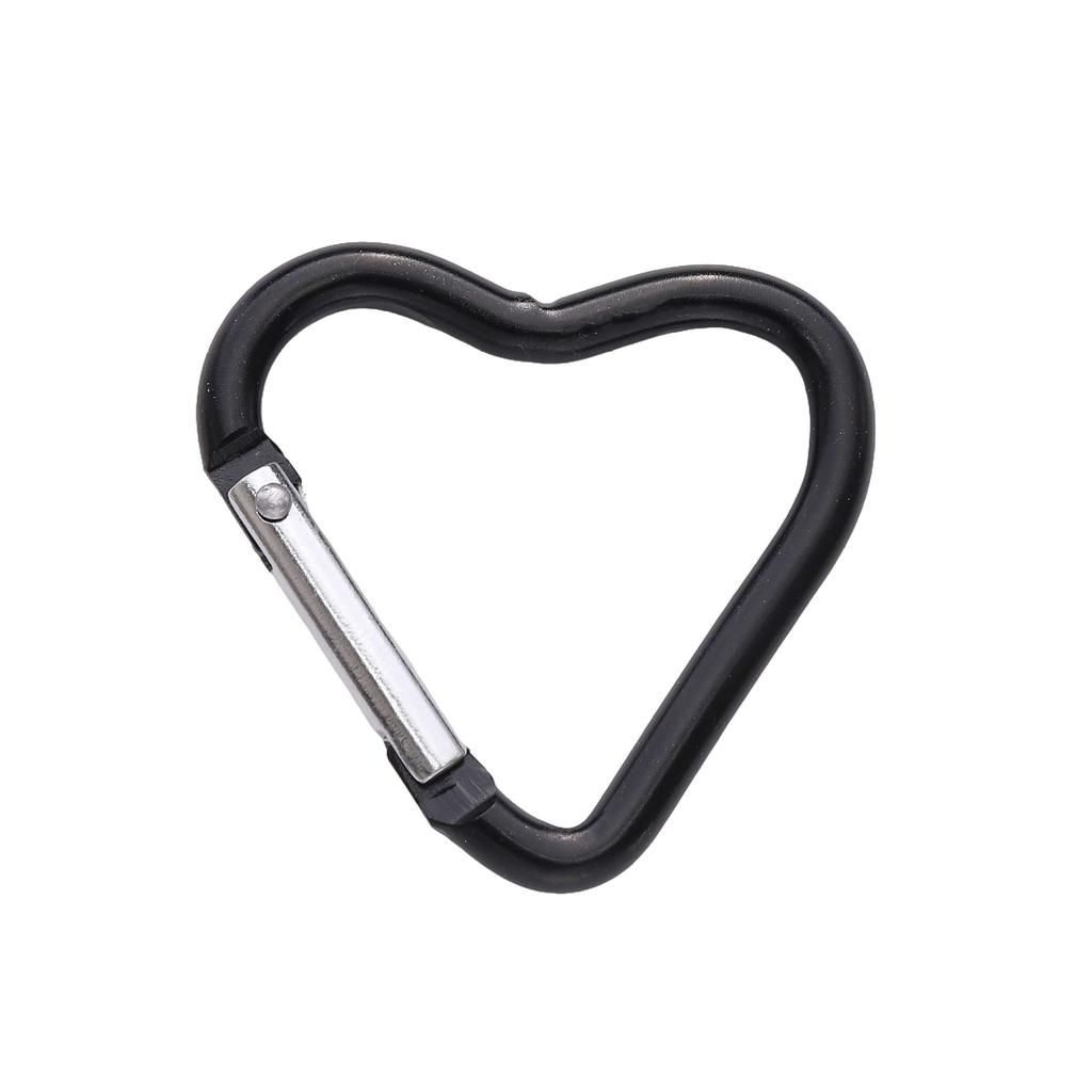 1pc Mountaineering Buckle Love Star Buckle D-Shaped Buckle Color Backpack Buckle Aluminum Keychain DIY Accessories