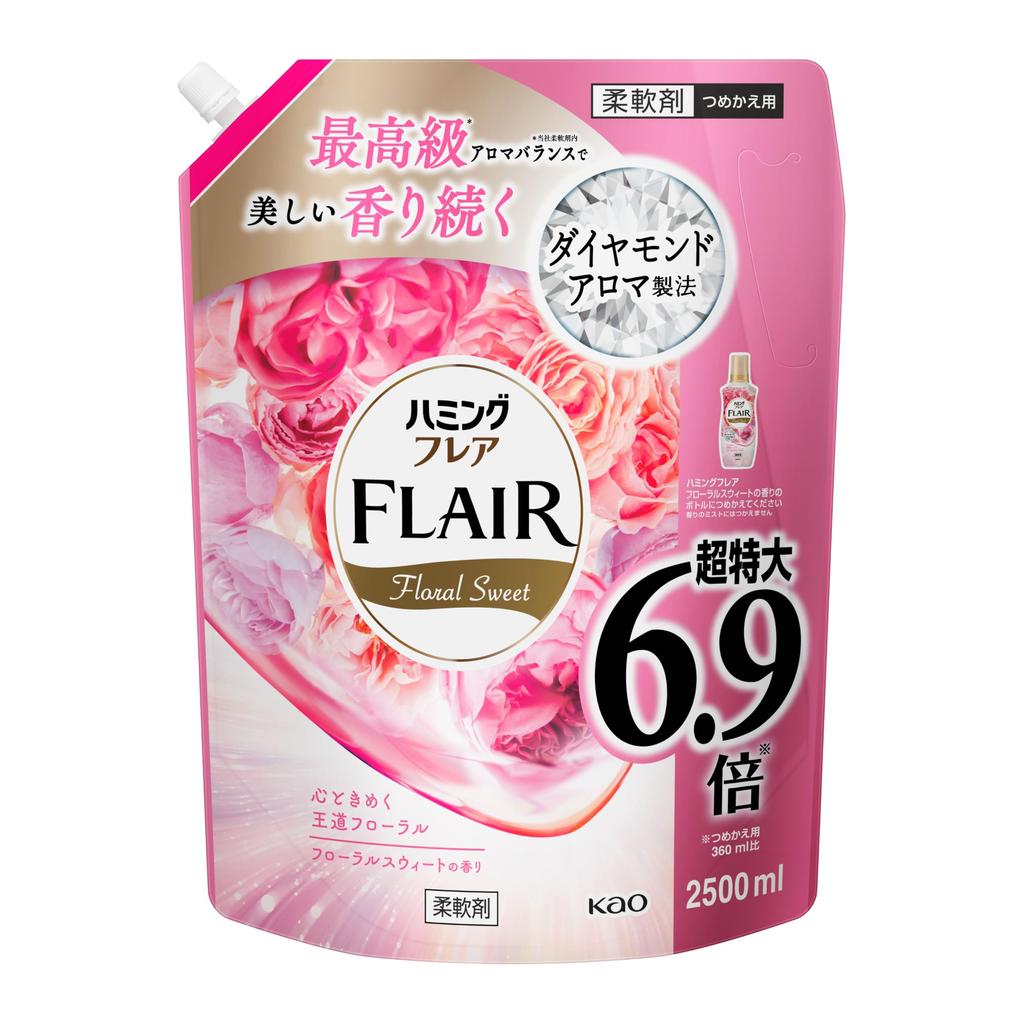 Humming Flare Floral Sweet Refill, Large Capacity 2500ml