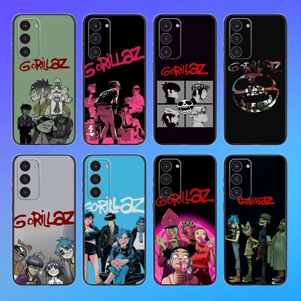 G-Gorillaz C-COOL Band Phone Case For Samsung A73,A72,A71,A70,A53,A52,A51 Black Soft Case
