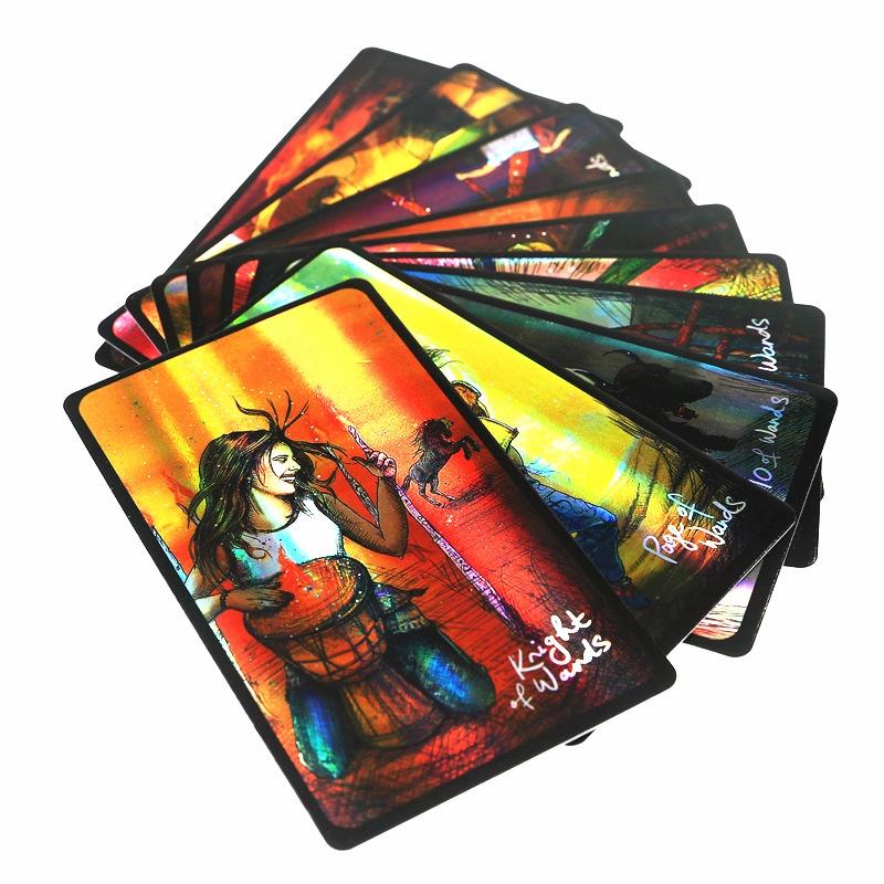 Verze laserových tarotových karet věštce světla