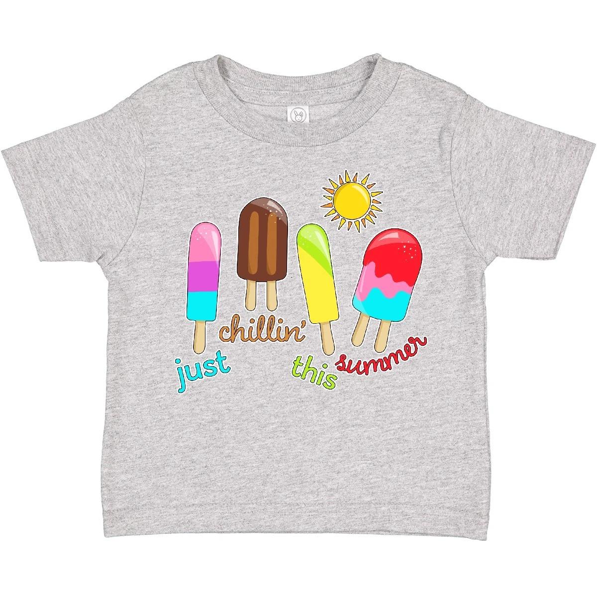 Inktastic Just Chillin This Summer- Popsicles Toddler T-Shirt Chilling Chill Fun 100