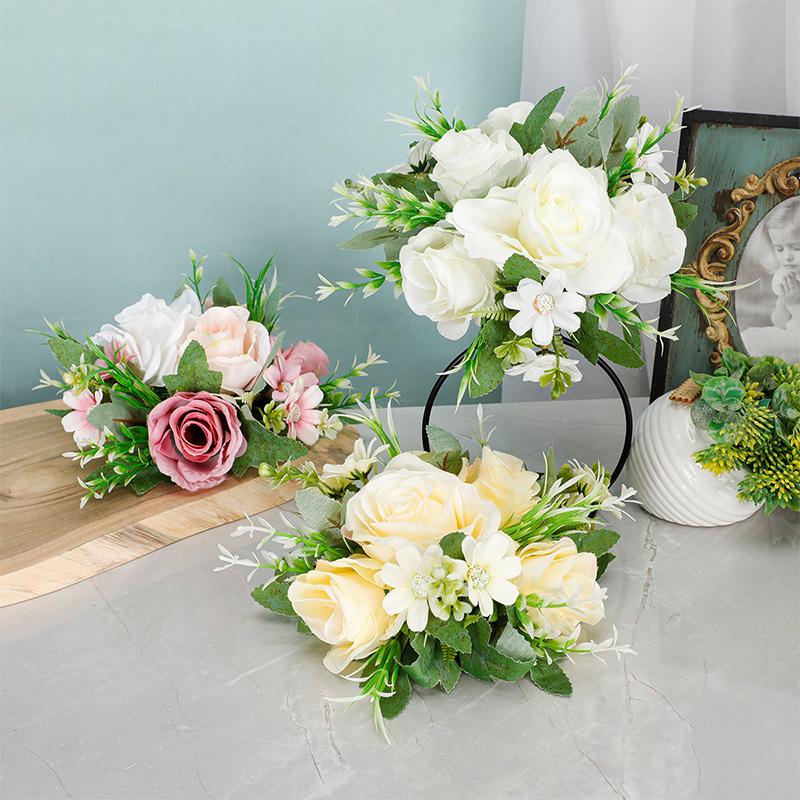 

1 шт., модный реквизит для вечеринки, имитация цветка, свадебный декор, цветочный шар, искусственный цветочный букет роз