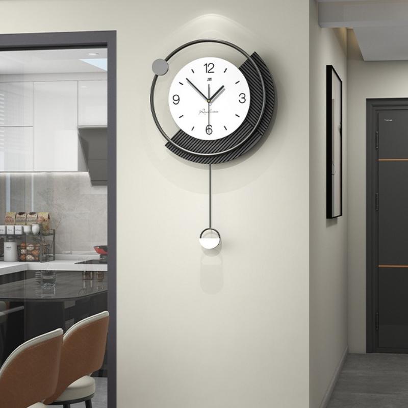 Silent Wall Clock Creative Swinging Wall Clocks Modern Minimalist Dining Hanging Clocks Living Room Decorative Accessories