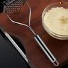 Stainless Steel Potato Masher Compactor Household Mashed Potato Compactor Manual Grinder Baby Food Aid Tool