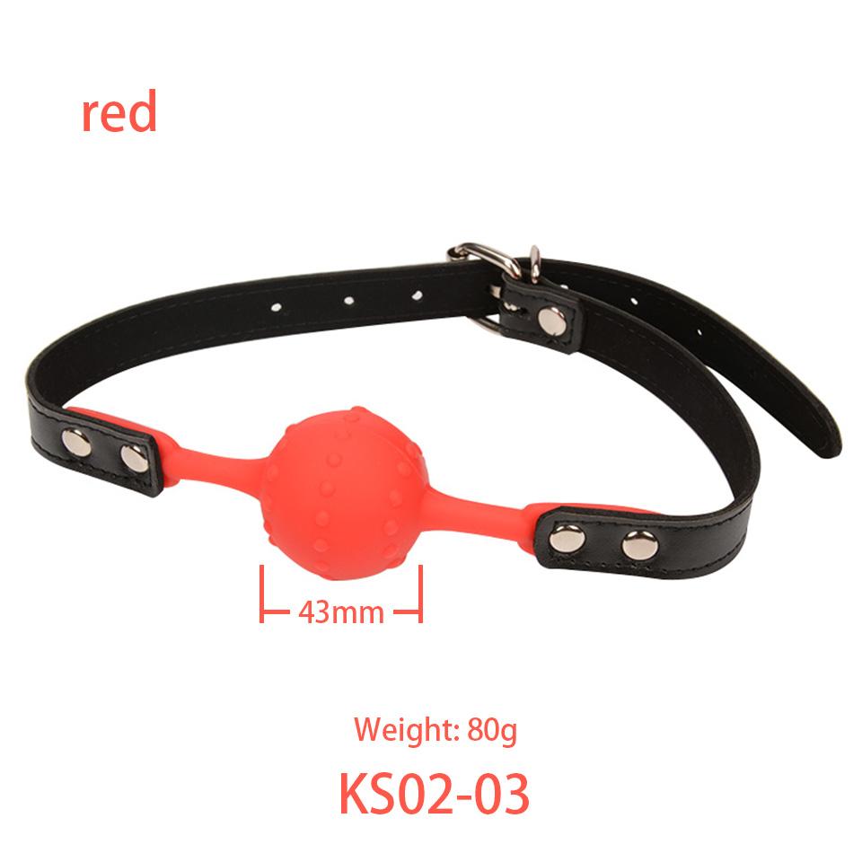 BDSM Silicone Mouth Gag Mouth Ball Female Slave Conditioning Couples Flirting Alternative Tools Erotic Toys Sex