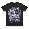 2026 HazbinHotel Lucifer Metall T-Shirt Ästhetisch Lucifer MorningStar für Männer Frauen Baumwolle Kurzarm Rundhals Sommer Ins