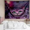 1PC wonderland Smile Cat K-pop music group Tapestry Accessories for Bedroom,Livingroom, dormitory Room Wall Decor Fan Birthday Gifts