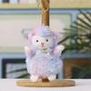 Cute Dyed Wool Sheep Plush Toy For Bags And Decoration