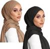 Summer Thin Hijab Scarf Women Plain Solid Muslim Head Scarf Ladies Shawl And Wrap Female Foulard Hijab Stoles