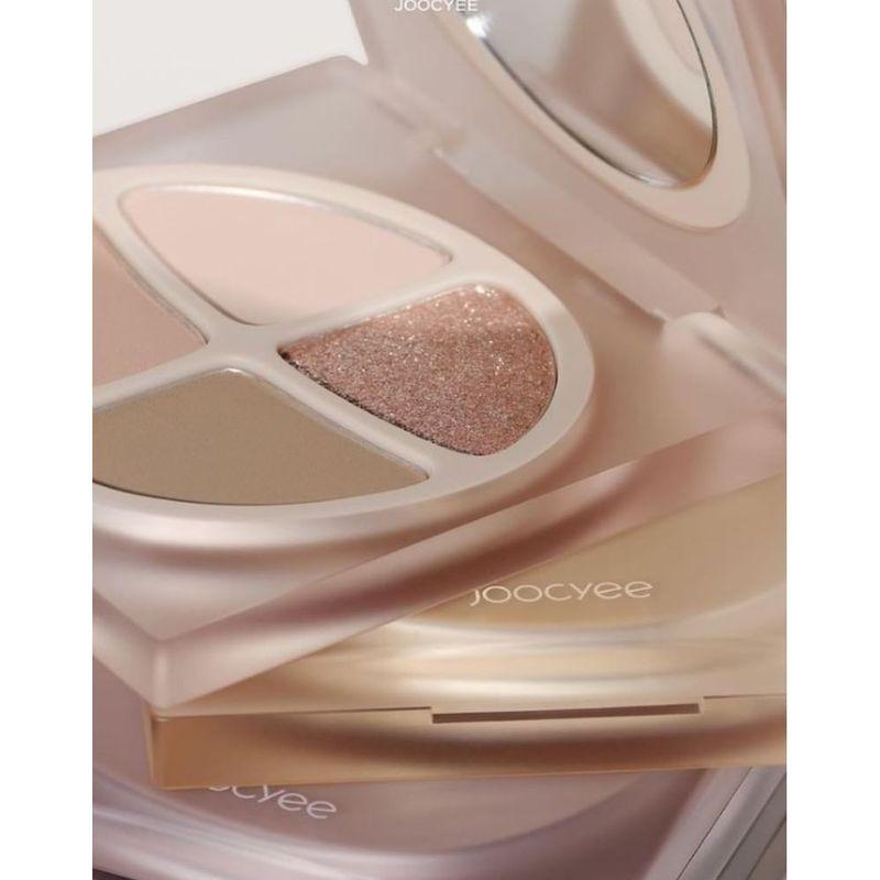 JOOCYEE - Four-color Eyeshadow Palette - Fog Peach