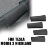 Xiaomi For Tesla Model Y Juniper Model 3 Highland 21-26 Leather Handlebar Grip CoverCar Interior Door Handle Gloves Protection Cover