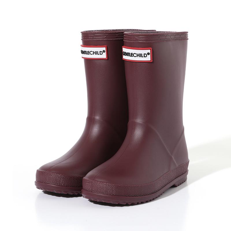 Wasserdichte Kinder-Regenstiefel mit rutschfester Sohle für Jungen und Mädchen, Alter 2-8 Jahre - Original Einfache Qualität