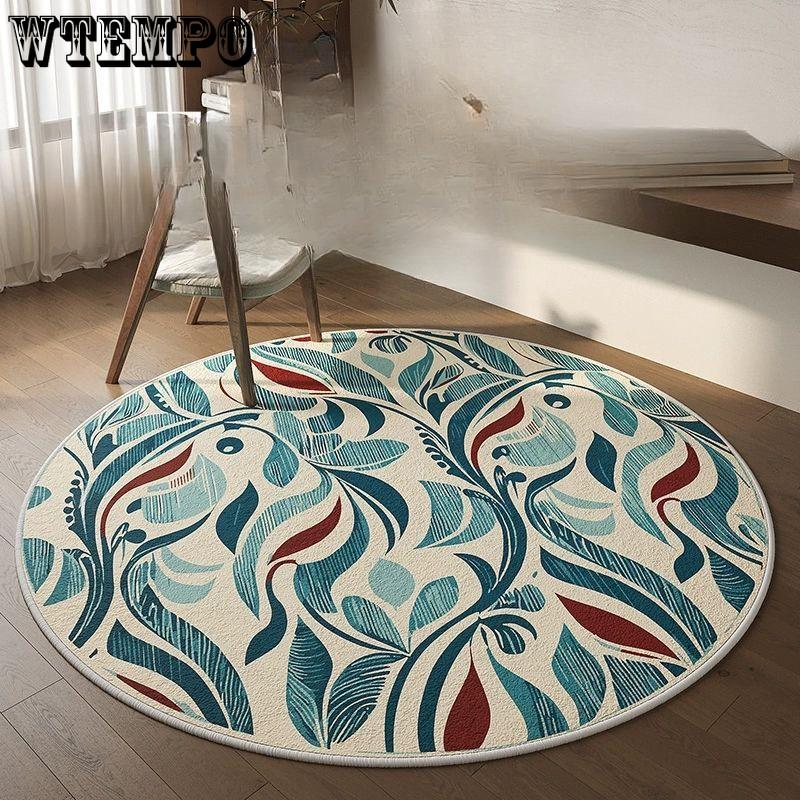New Chinese Style Living Room Circular Carpet Home Bedroom Sofa Coffee Table Carpet Bedroom Floor Mat