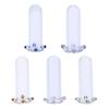 Straw Cap Transparent Glass Straw Toppers Adjustable Decorative Straw Lid for Glass And Stainless Steel Straws Reusable Dustproof Straw