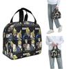Nanami Kento Anime Gojo Satoru JJK Nanamin Insulated Lunch Bag for Women Children Portable Food Boxes Thermal Lunch Box Tote