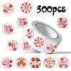 Cross-border Strawberry Thank You Sticker Roll – English Sealing & Journal DIY Tape
