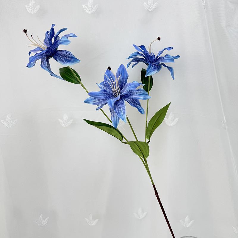 Brownii Artificial Lilium Var Viridulum For Wedding Decor And Props Photography