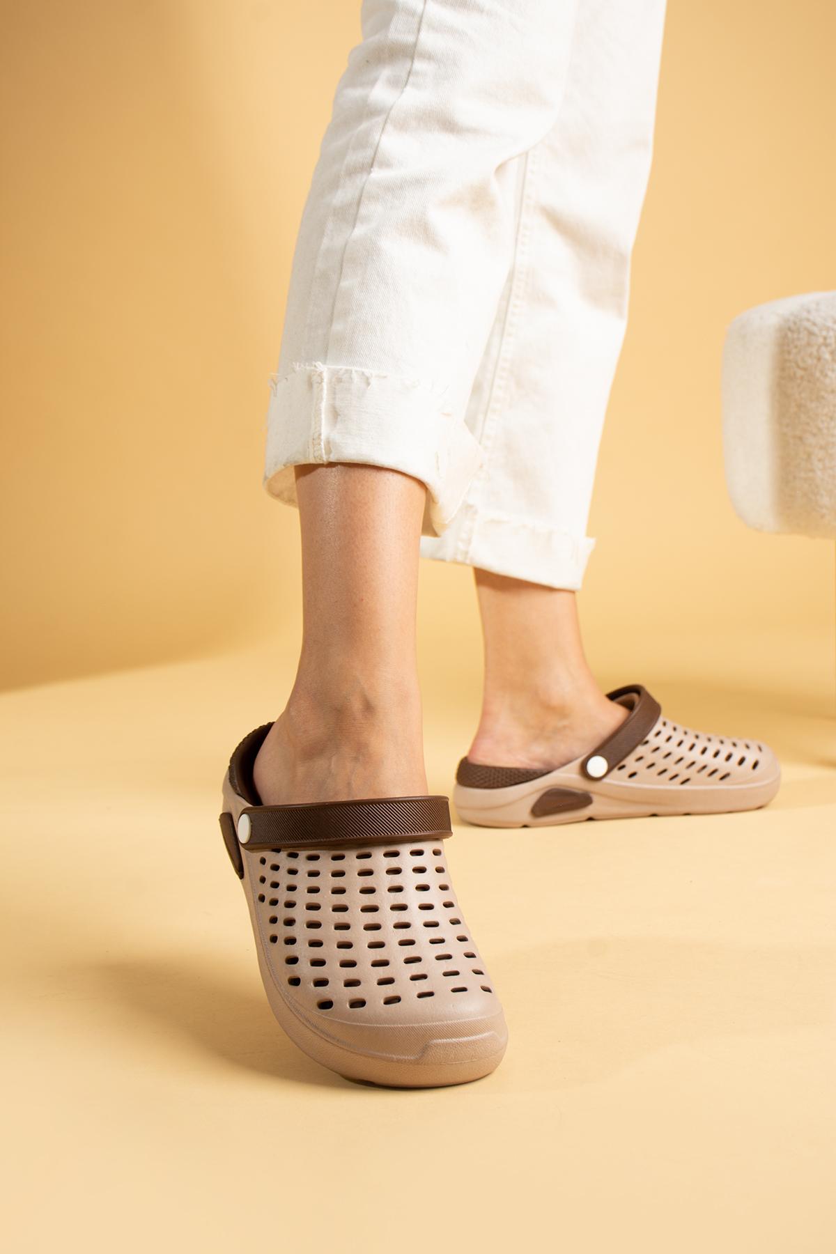 

Женские сандалии EVA Comfortable Sole DNZ 58BEJ BROWN