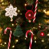 Yarn Weaving Christmas Hanging Ornament Snowflake Bell Cartoon Christmas Tree Bell Handmade Knitted Xmas Tree Pendant