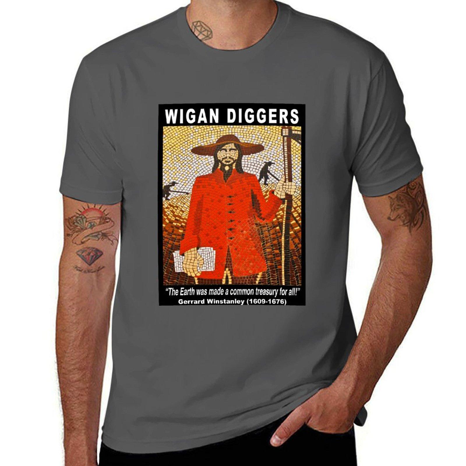 

Wigan Diggers Festival Mosaic T-Shirt t shirts for man cotton soft t shirt man cotton mens graphic t shirts T-Shirt 4XL