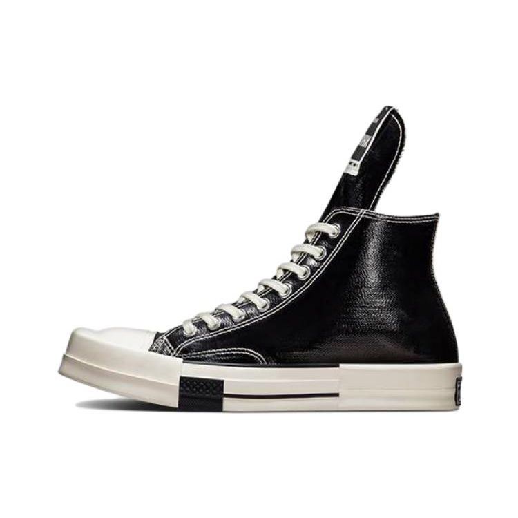 

Rick Owens x Converse TURBODRK Chuck 70 High Черный лак Унисекс Кроссовки Egret Кость-белый A01291C 35