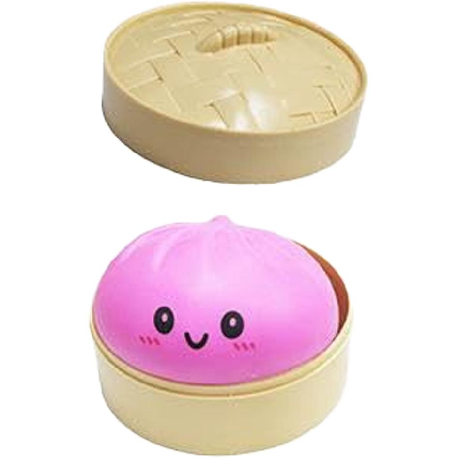 Glitzer Teigtasche Squishies Spielzeug Bun Baozi Teigtasche Mystery Box Buntes Essen Squishy Sensorisches Fidget Spielzeug Anti Stress Knetball